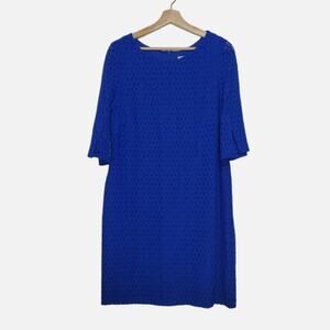 Chico's | Size 1 Lace 3/4 Sleeve Sheath Dress US 8/M